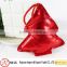 Promotional 4 designs available Red stuffed christmas tree ornament new for 2105