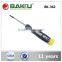 BaKu Hot sale plastic handle Slotted 1.5 2.0 S2 Steel Precision Screwdriver BK-362