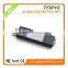 White black plastic usb memory card with logo