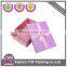 Handmade paper gift box with ribbon