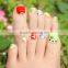 Attractive False Toe Nail Art Sticker Decoration,Fake Nail Foil Art Decals