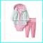 Factory sale children winter clothing set girl's clothing sets kids clothes girls