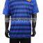 OEM stripe football jerseys blue color