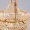 Handwoven bamboo fruits vegetables hanging basket