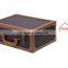 professional pvc leather skin crocodile pattern makeup cosmetic case with clasp