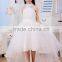 white tail flower girl dress of 9 years old, girl dress of 9 years old
