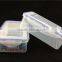 2500ml clear plastic lock box, clear plastic lunch bento boxes