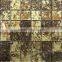 gold foil glass moasic, home decor mosaics, art mosaics (PM4884)