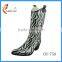 Pointe toe lady wellington boot rubber rain boot gumboot