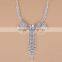Fashion Wedding Bridal Pageant Crystal rhinestone Necklace Earring Jewelry Set