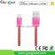 Data cable 2016 Wholesale colorful charges data cable for iphone 7