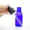 20ml Blue Glass Dropper Bottle