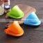 Cozinha Dishes Silicone Gloves Oven Heat Insulated Cooking Microwave Non-slip Gripper Pot Holder Silicone Finger Gloves