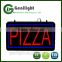 Flashing PIZZA catering food led new window Shop signs