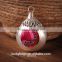 2016 new arrival round miao silver pendant embroidered pendant