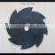 cutting blade for grass 3T bent high quality steel brush cutter blade