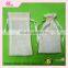 Custom natural wedding linen /jute drawstring bags