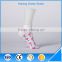 Newest design sex white pink jacquard women socks