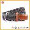 Factory Directly Sale Woven braided Stretch Elastic Fashion Belt for Men