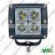 4 inch 16W led driving light bars, flood spot 12v c ree led driving lights for offroad ATV 4x4 truck boat tractor marine