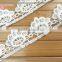 high quality cottonwedding nautre color embroidery lace trim