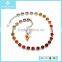 New Custom Brand Quality Colorful Crystal Necklace Chain Types