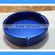 DCA009123BLU Blue color round shape aluminum alloy ashtray, aluminum table ashtray