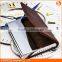 Business affairs brown PU leather credit card holder name card case for business men and promotional gift