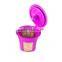 24 k gold etching mesh refillable keurig 2.0 k-cup coffe filter