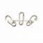 Silver Metal Snap Hook And Eye KeyChain Hook