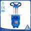 ANSI ductile iron slurry knife gate valve/pneumatic slurry gate valve