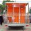 Custom 5.6M Length fast food mobile kitchen trailer