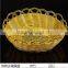 Wholesale cheap plastic lined wicker basket