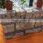 1*1*1 M hot-dipped galvanized welded stone gabion box with spiral wire