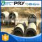 Overlapping Corrugated Galvanized Steel Pipe Culverts