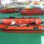qingdao airbrother pvc material aluminium floor high speed inflatable boat