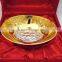 Wedding gift item brass gold and silver plated bowl for return gift