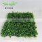 SJLJ013306 PE material artificial boxwood grass / plastic green fence for wall decoration