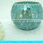 Fabulous Home Ornament Mirrored Mosaic Vase Cheap Handmade Blue Glass Vases