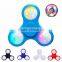 Hot sale custom logo OEM LED spinner fidget toy finger spinner with bearing 608