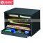 4-Shelf Desktop Organizer MDF wood office desk Document Collection with drawer