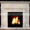 Architectural antique European style elegant stone carving marble fireplace