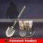 Heavy Duty All-in-One Emergency Preparedness with Shovel Tactical Knife Hoe Fire Starter