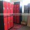 School Black Four Door Steel Gym Metal Locker