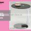 Tempered Glass Modern Design Metal Magazine Rack Small Design Table