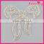 Bow Fashion Garment Handmade Shoulder Sequin Appliques Motif WRA-840