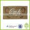 Garment label OEM custom leather applique embroidery jacket patches