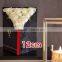 Romantic customized black flower box folding style three sides