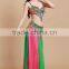 STELISY 2015 high quality exotic ladies long fringe belly dance tribal skirt