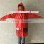 four different types pvc kids rain coat (yellow red green purple)